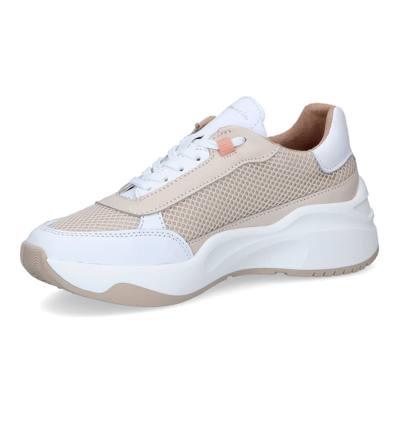 Tamaris Baskets casual en Beige clair pour femmes (306358)