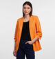 Pieces Bosella Oranje Blazer voor dames (335635)