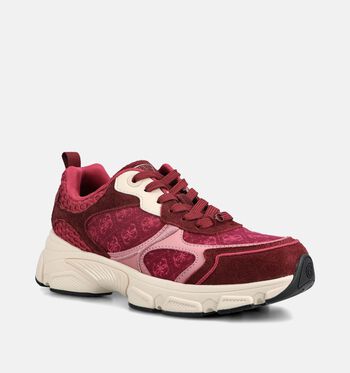 Guess Low Sneakers Bordeaux