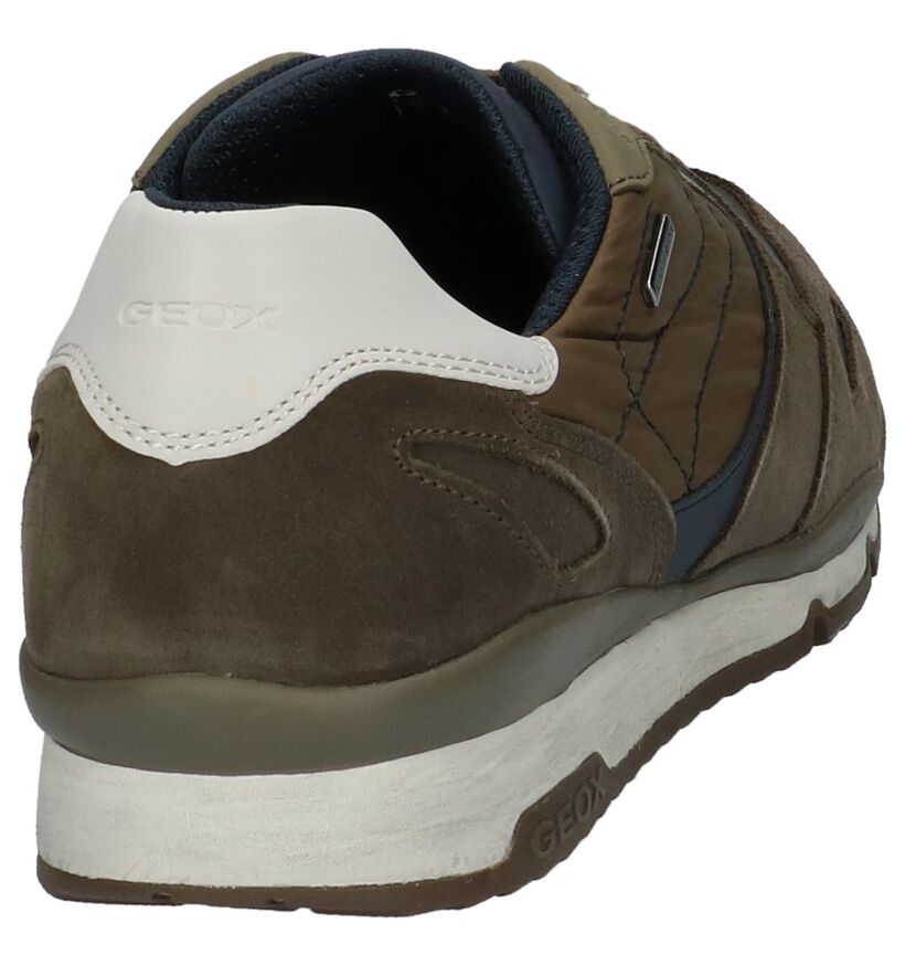 Geox Chaussures basses en Taupe en cuir (212160)