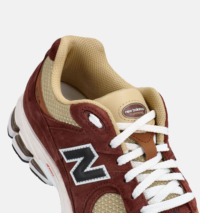 New Balance 2002 Baskets en Marron pour hommes (375120) - pour semelles orthop&eacute;diques