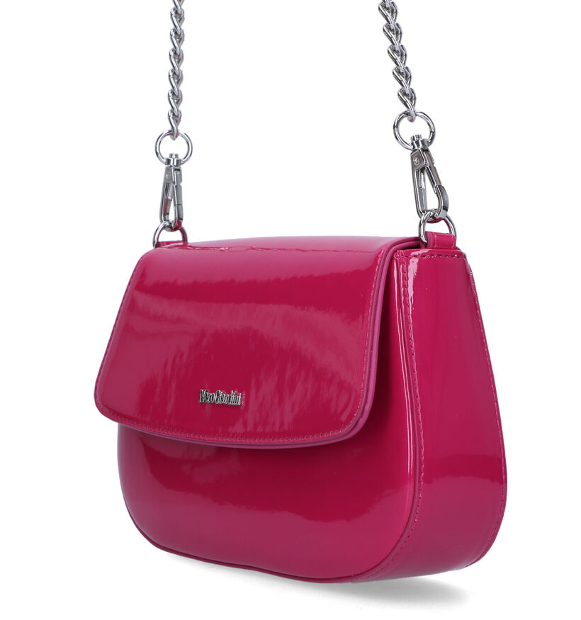 NeroGiardini Sac porté croisé en Fuchsia en verni (325394)