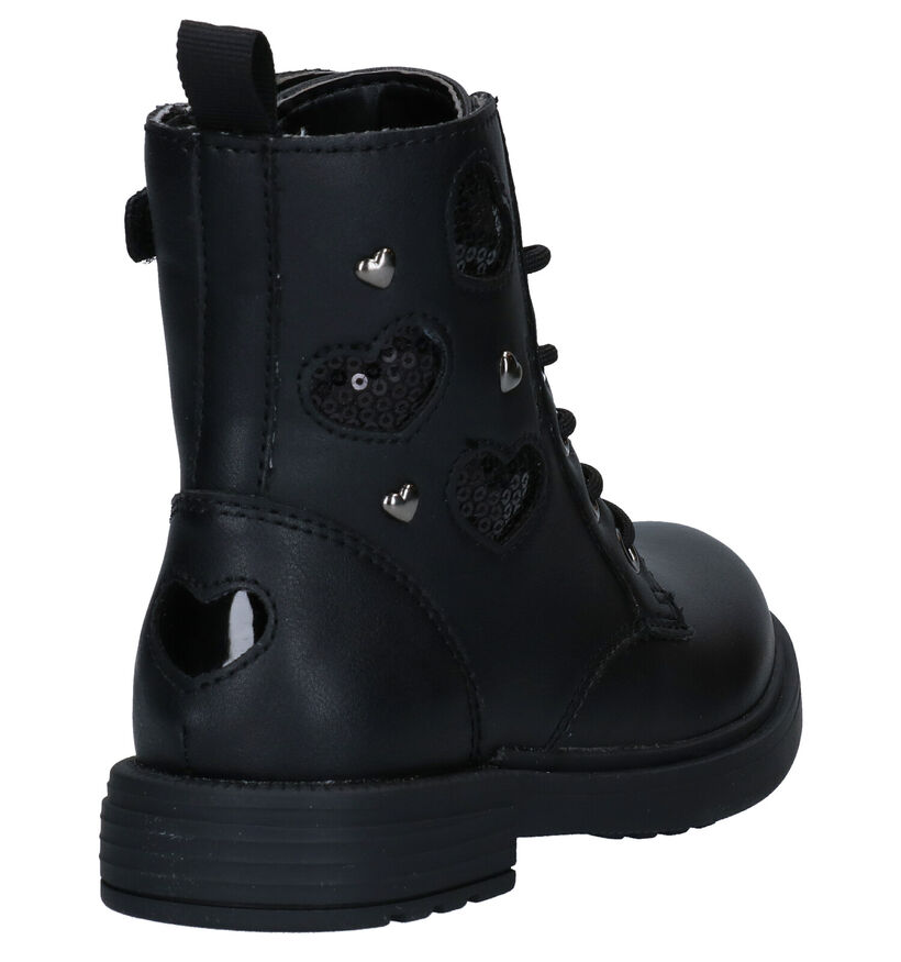 Geox Eclair Zwarte Boots in kunstleer (278267)