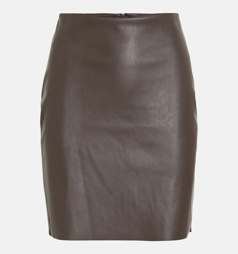 Vila Dagmar Jupes mi-longue en Brun fonc&eacute; pour femmes (378475)