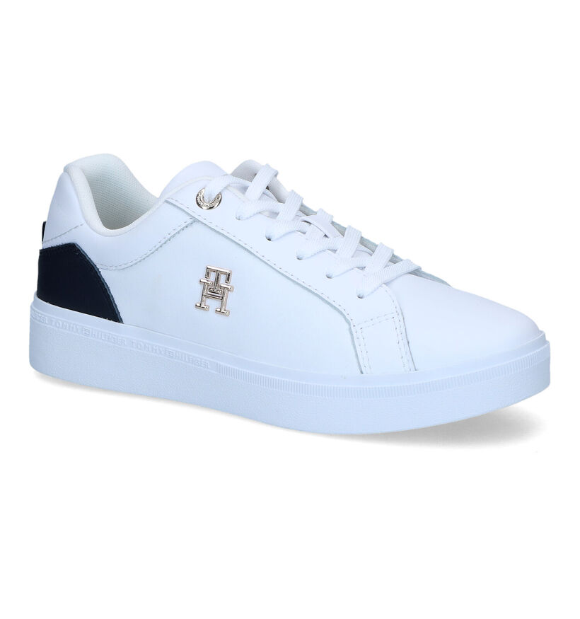 Tommy Hilfiger Court Baskets en Blanc pour femmes (318212)