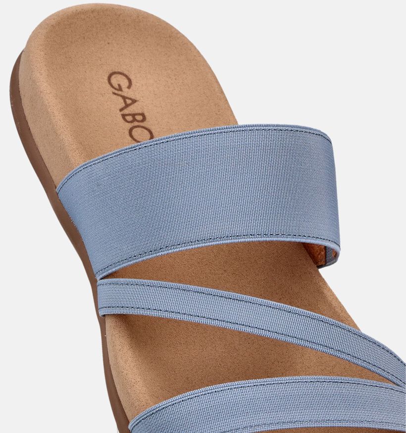 Gabor Best Fitting Lichtblauwe Slippers voor dames (371214)