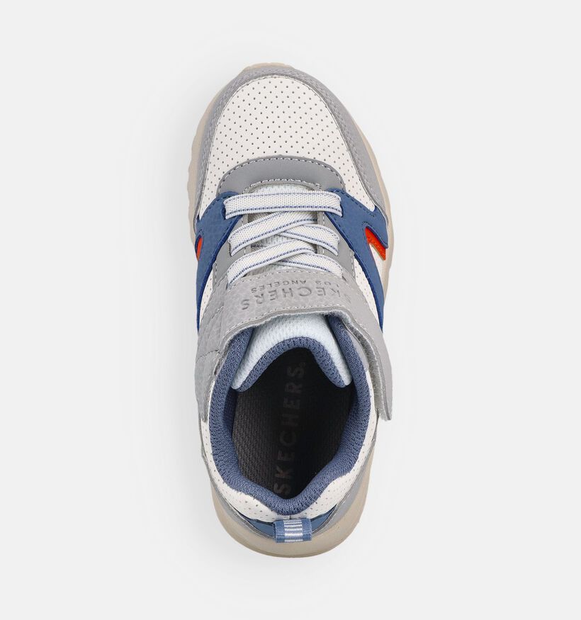 Skechers Uno Lite Baskets basses en Gris pour gar&ccedil;ons, filles (367788)