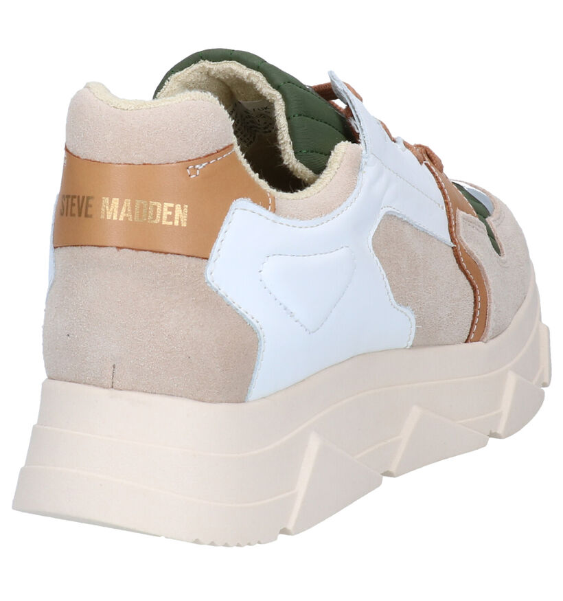 Steve Madden Poppy Zwarte Sneakers in leer (300602)