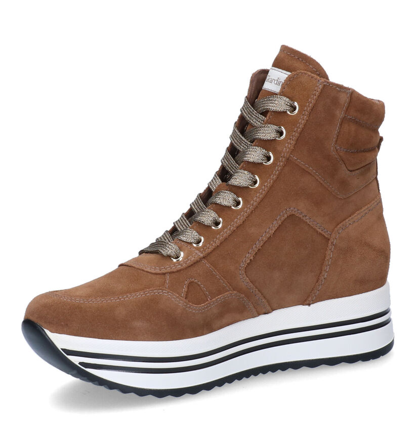 NeroGiardini Cognac Sneakers voor dames (300052) - geschikt voor steunzolen