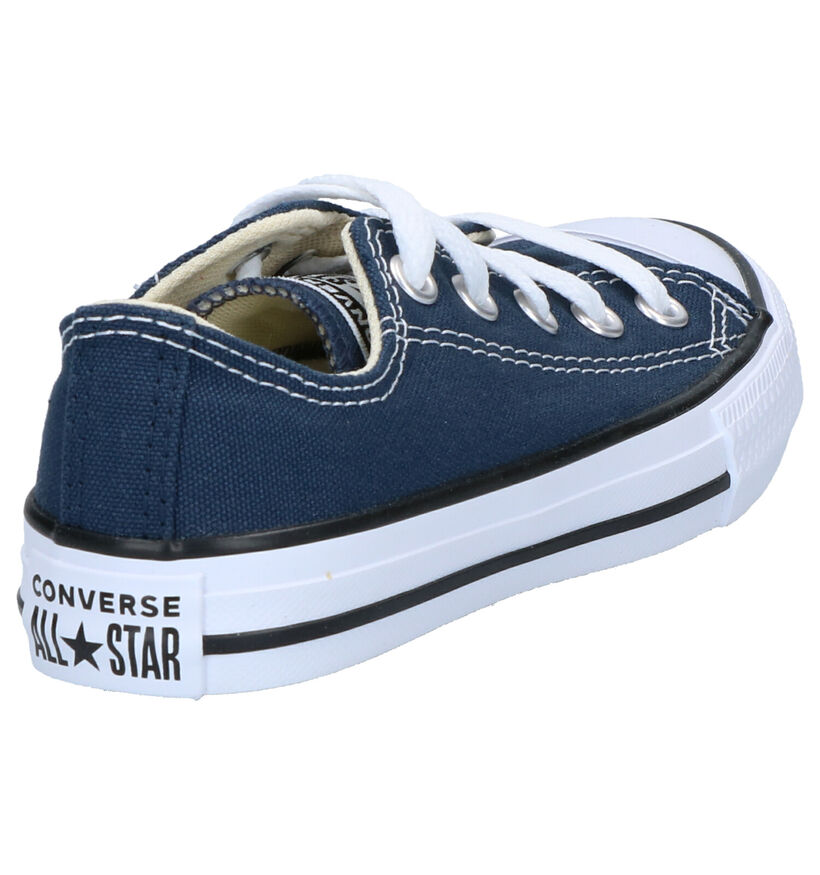 Converse Chuck Taylor All Star OX Baskets en Bleu en textile (266024)