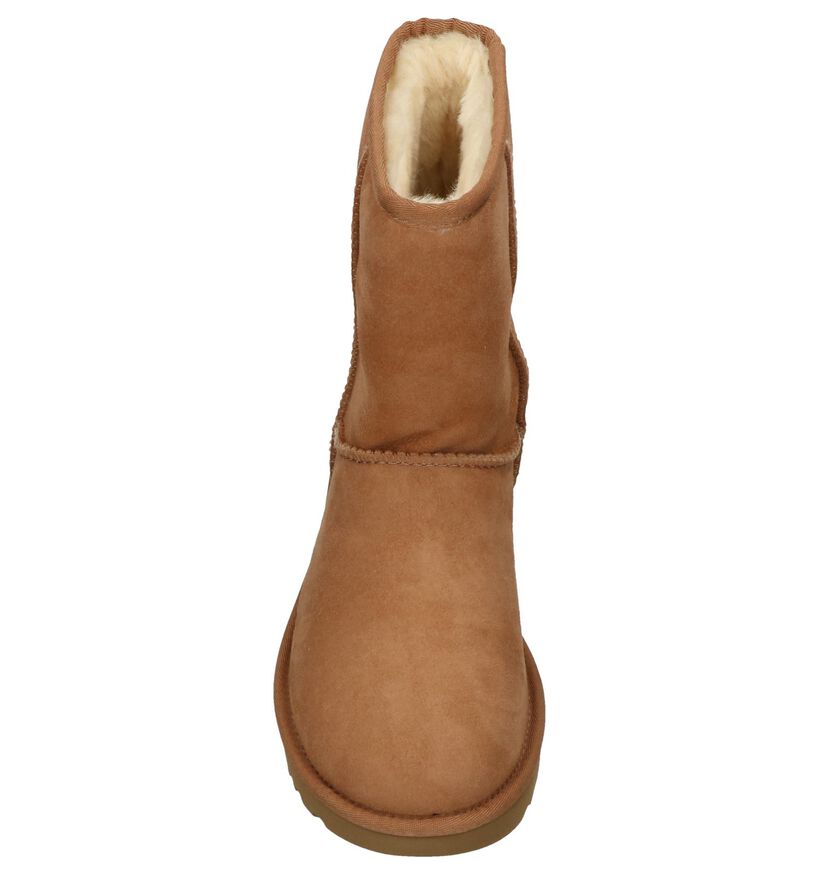 UGG Classic Short Bottes en Cognac en nubuck (313768)