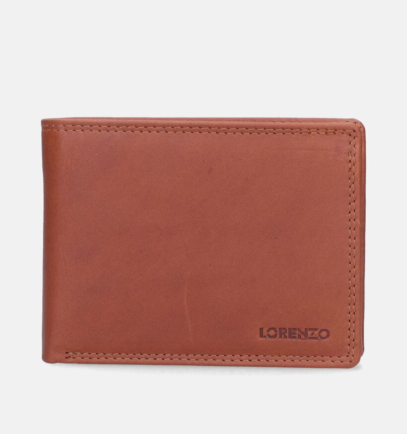 Euro-Leather Porte-monnaie en Cognac pour hommes (381376)