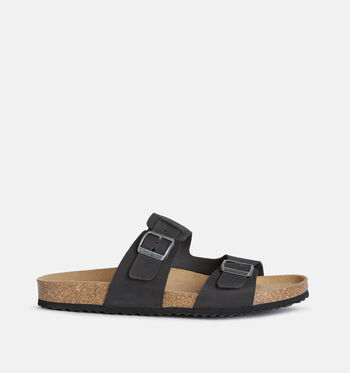 Geox Slippers Zwart/Bruin/Blauw/Groen/Grijs