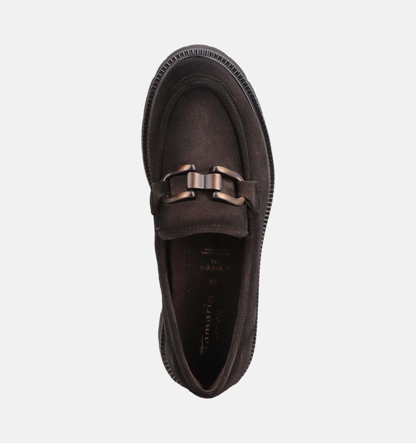 Tamaris Comfort Bruine Mocassin voor dames (376342) - geschikt voor steunzolen