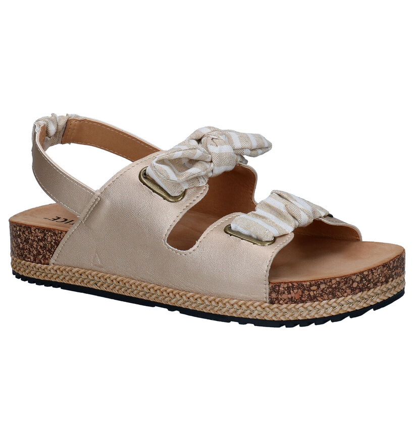 Armistice Coline Knot Gouden Sandalen in kunstleer (291073)