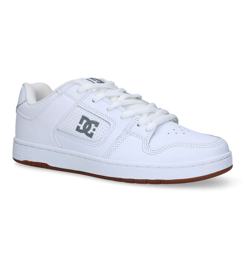 DC Shoes Manteca Baskets en Blanc en nubuck (319638)