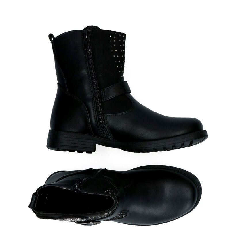 Asso Bottes courtes en Noir en simili cuir (296474)