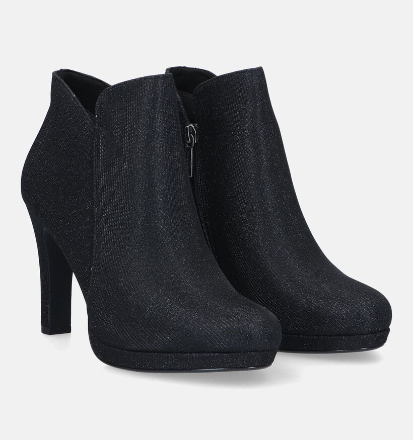 Tamaris Bottines avec talon haut en Noir pour femmes (330501)