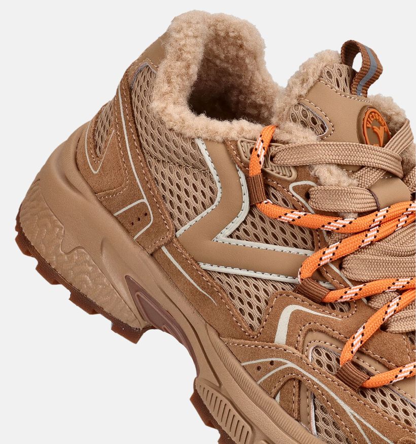 Victoria Baskets en Beige fonc&eacute; pour femmes (378892) - pour semelles orthop&eacute;diques