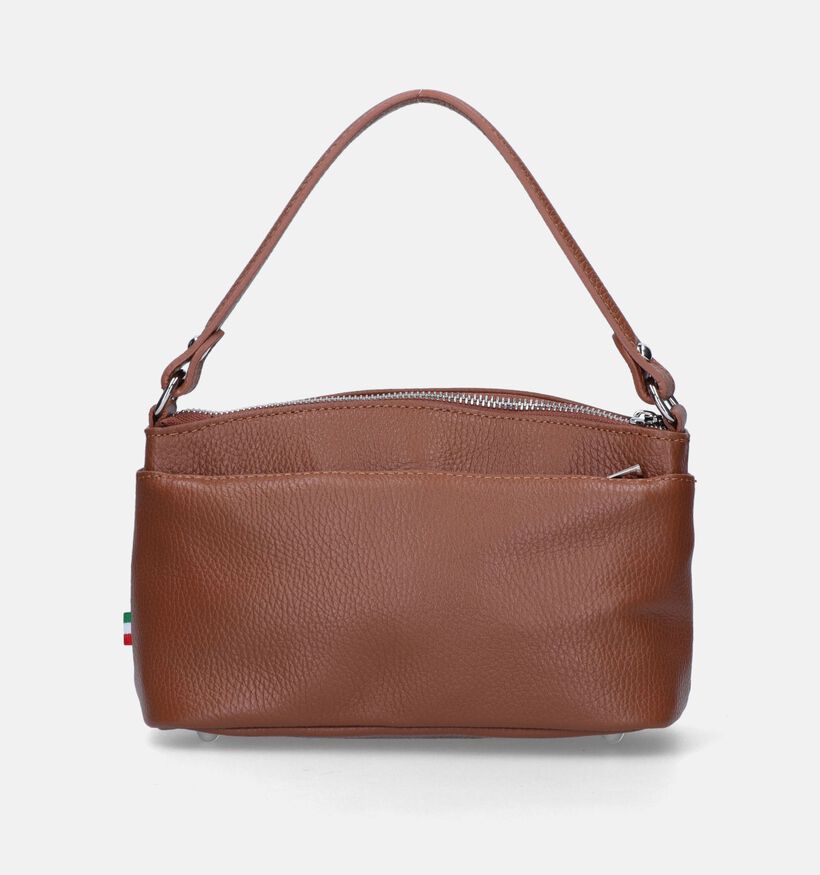 Time Mode Giov Sac à bandoulière en Cognac pour femmes (337476)