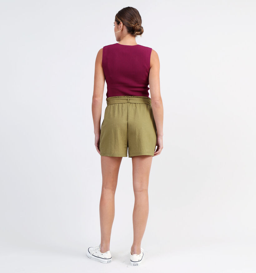 Pieces Linda Kaki Short voor dames (326823)