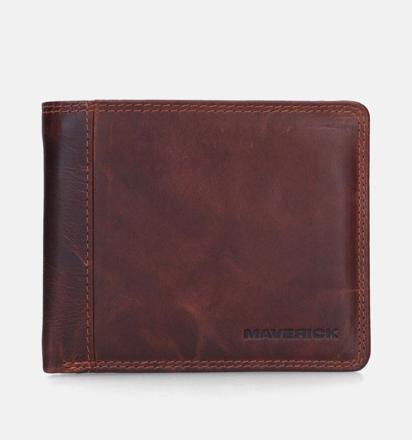 Maverick Bruine Portefeuille voor heren (358810)