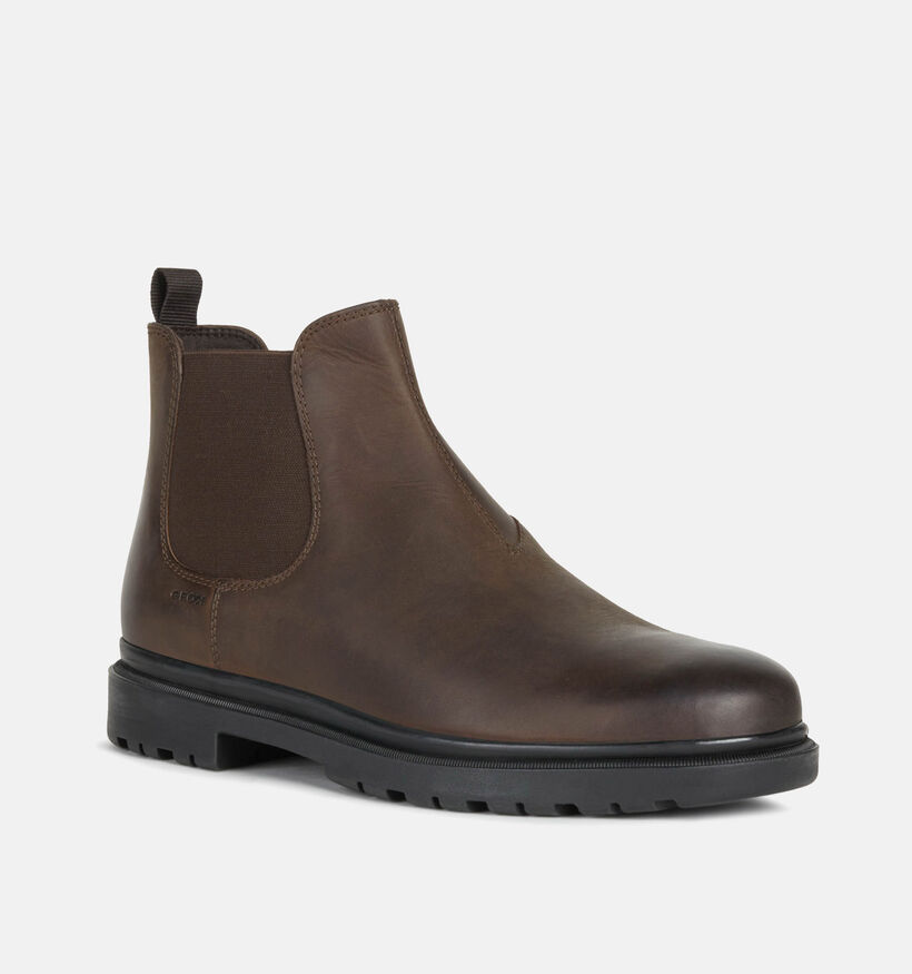 Geox Andalo Chelsea boots en Marron pour hommes (344324) - pour semelles orthopédiques