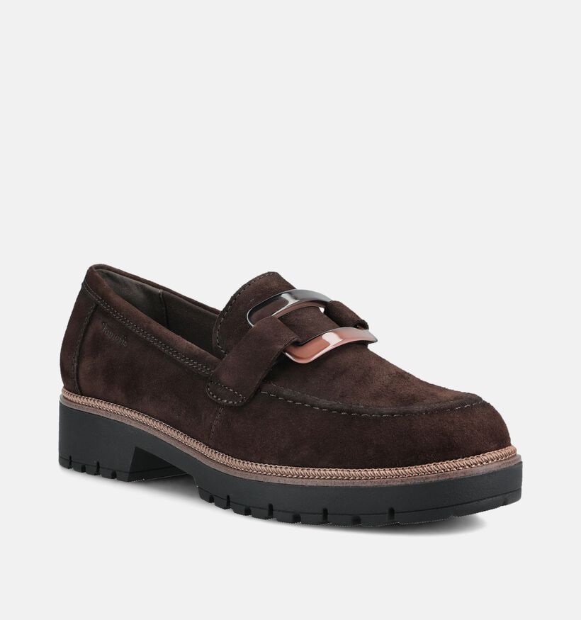 Tamaris Loafers en Brun fonc&eacute; pour femmes (376628)