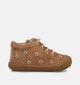 Naturino Cocoon Embroidery Cognac Babyschoenen voor meisjes (364277) - geschikt voor steunzolen