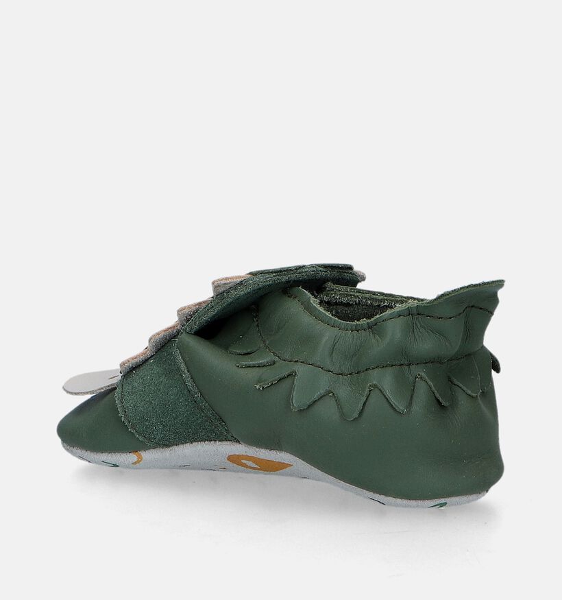 Bobux Snap Chaussons en Vert pour garçons, filles (330699)