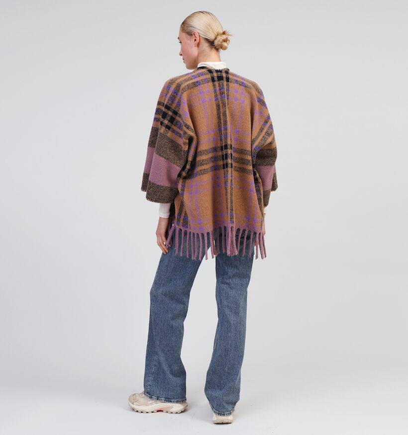 Expresso Bruine Poncho voor dames (351034)