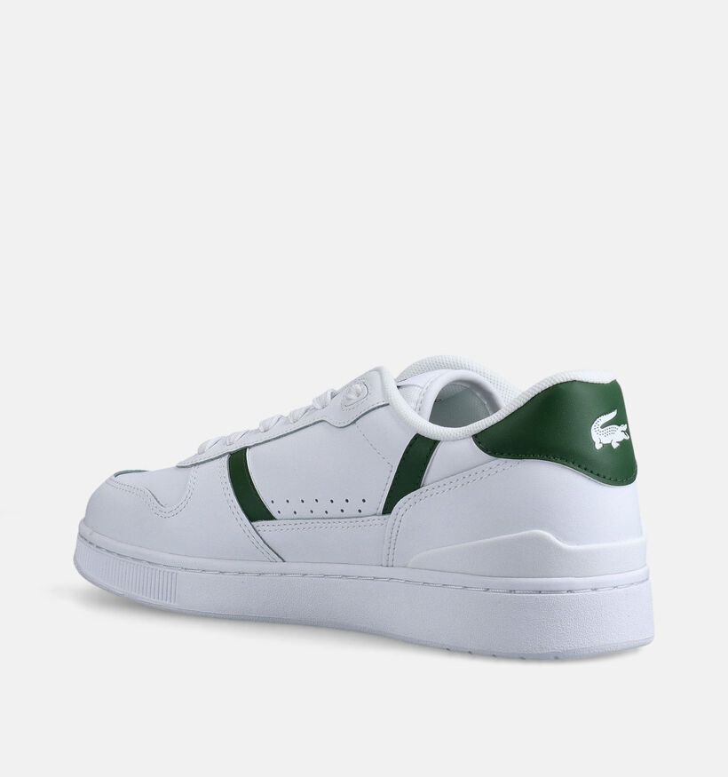 Lacoste T-Clip Baskets en Blanc/Vert pour hommes (369359)