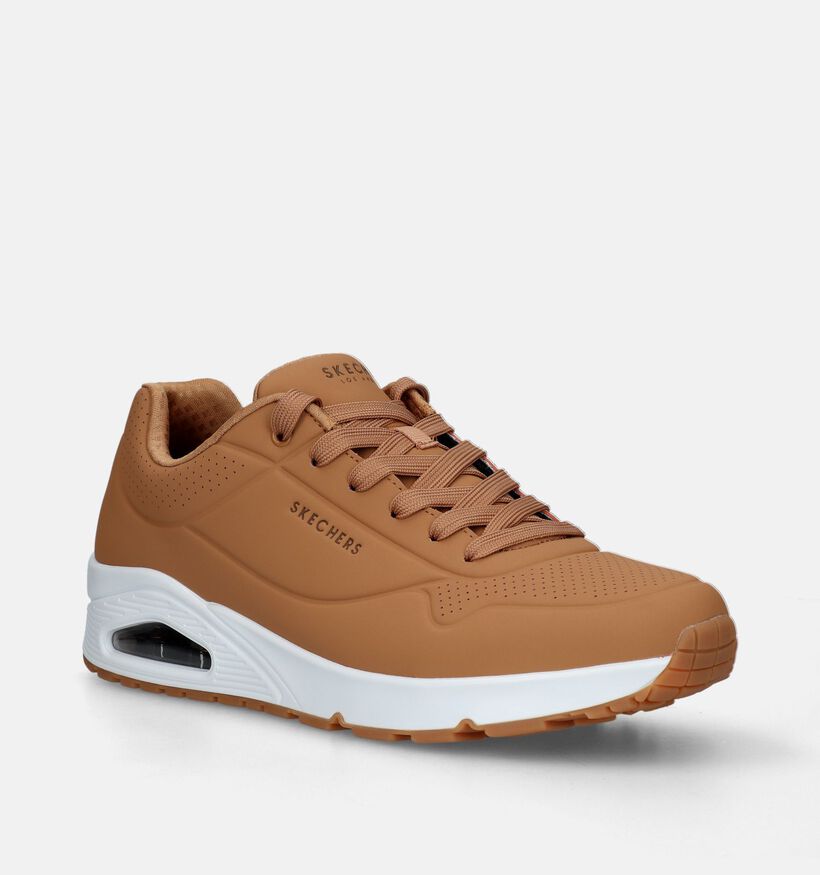 Skechers Uno Stand On Air Zwarte Sneakers voor heren (366495) - geschikt voor steunzolen