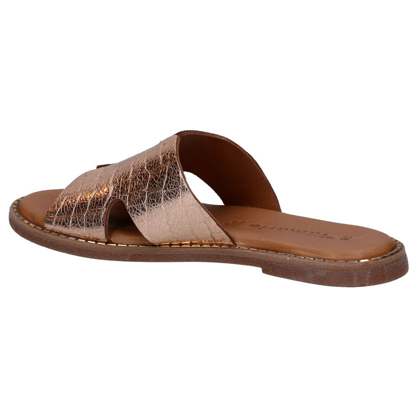 Tamaris Touch it Mules en Cognac en cuir (289392)