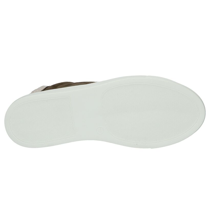 River Woods Baskets hautes en Vert kaki en daim (231763)