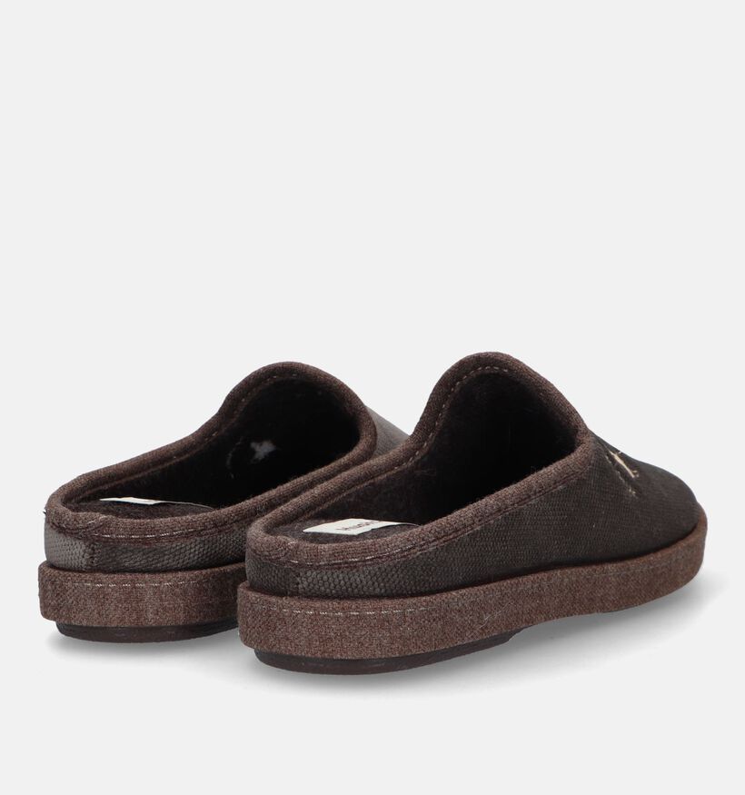 Hush Puppies Delis Taupe Pantoffels voor heren (330017)