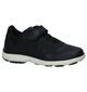 Geox Zwarte Sneakers, Zwart, list