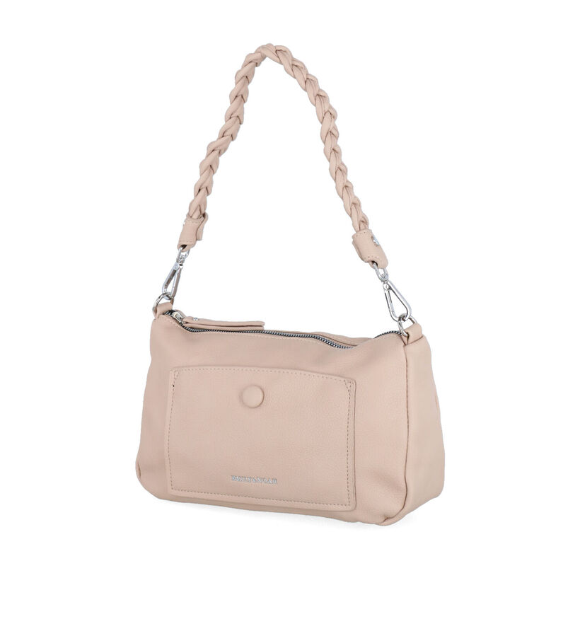 Emily & Noah Fiorella Beige Schoudertas in kunstleer (299589)