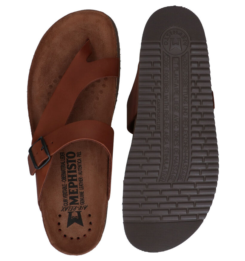 Mephisto Niels Cognac Teenslippers in leer (287405)