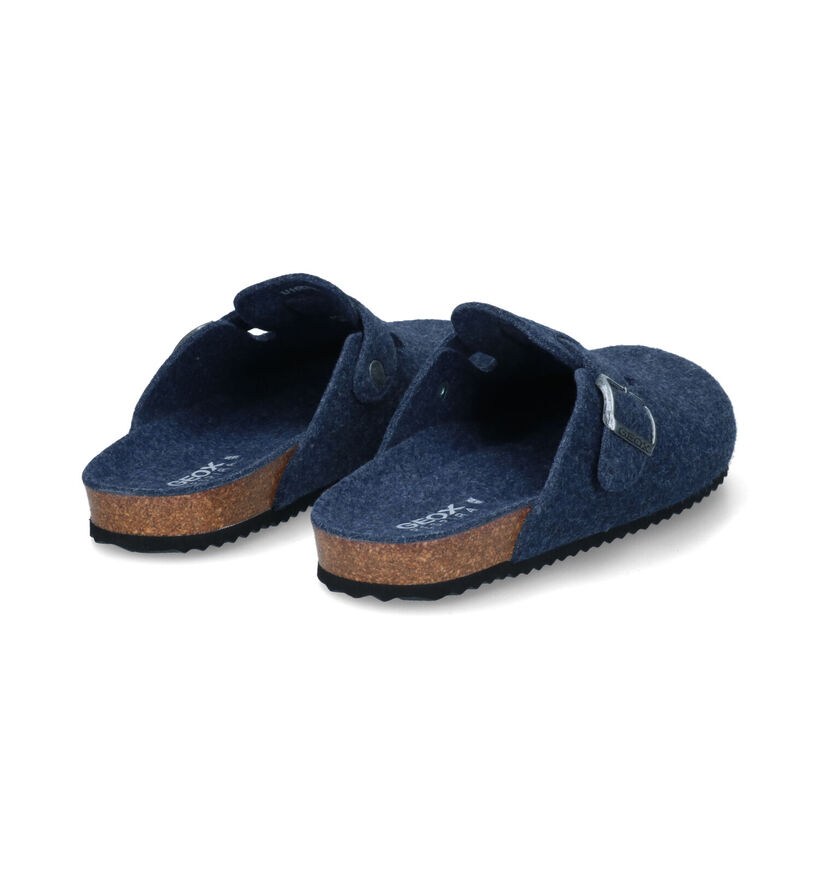 Geox Ghita Pantoufles en Bleu pour hommes (313682)