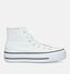 Converse Chuck Taylor All Star Plateform Zwarte Sneakers in stof (335193)