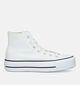 Converse Chuck Taylor All Star Platform Baskets en Blanc pour femmes (327860)