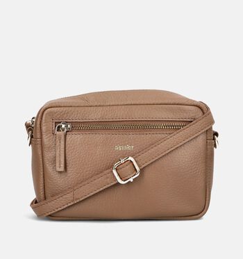 DSTRCT Sacs port&eacute; crois&eacute; Noir/Beige/Taupe