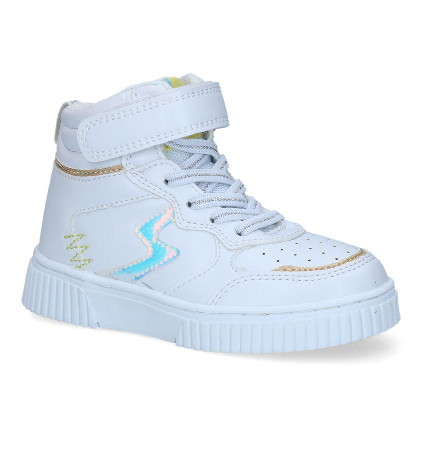 Milo & Mila Witte Hoge Sneakers voor meisjes (308578)