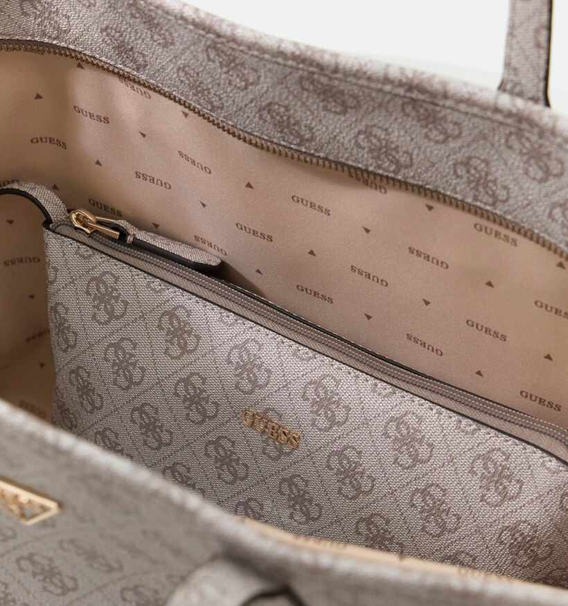 Guess Cabas en Taupe pour femmes (367026)