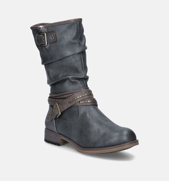 Mustang Bottes Cognac/Gris