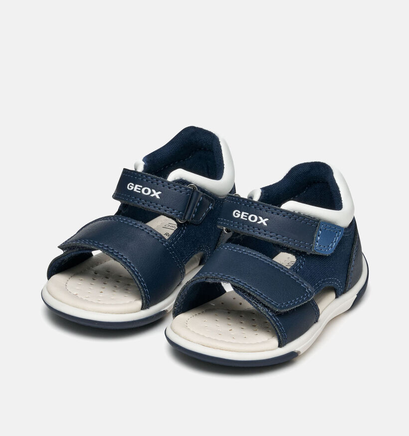 Geox Sandales pour b&eacute;b&eacute; en Bleu fonc&eacute; pour gar&ccedil;ons (370132)