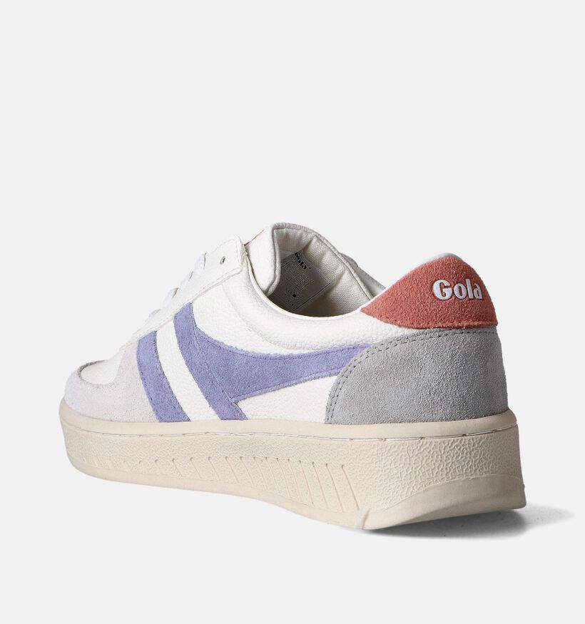 Gola Grandslam Trident Baskets en Blanc pour femmes (336374) - pour semelles orthopédiques