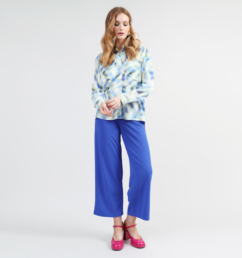 comma Blouse en Bleu (327332)