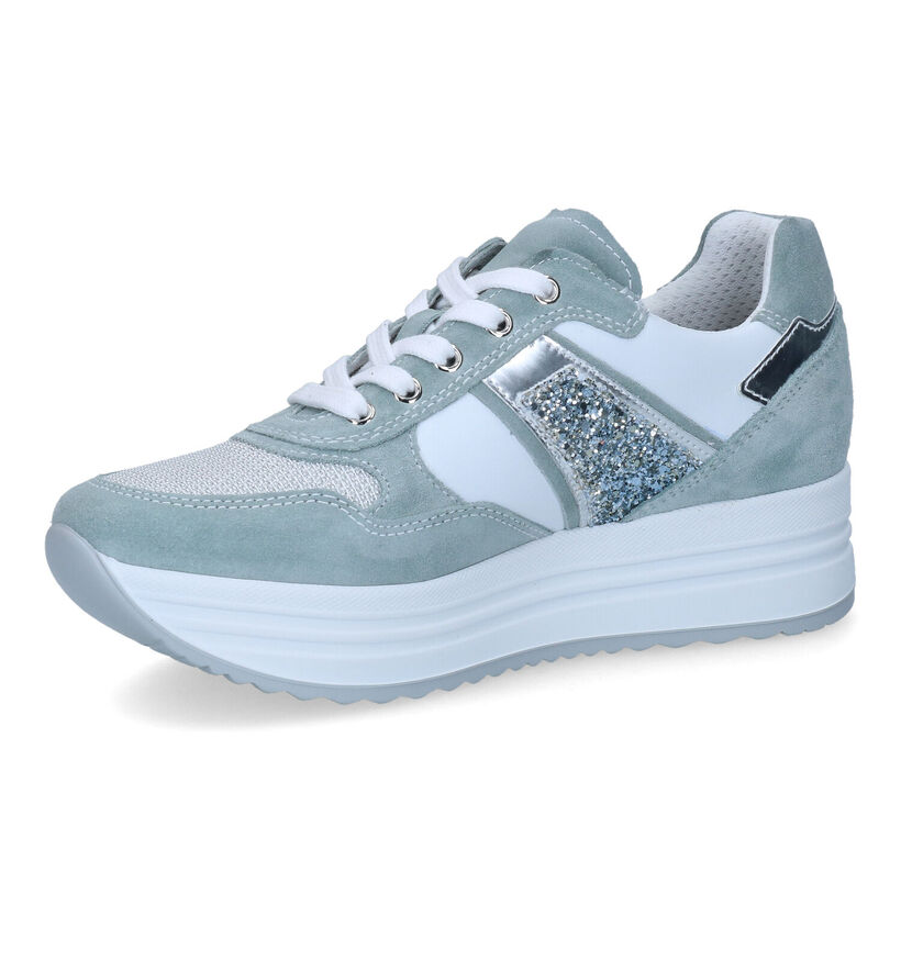 NeroGiardini Groene Sneakers voor dames (307499) - geschikt voor steunzolen
